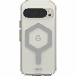 Urban Armor Gear Plyo Pro Rugged Case for Google Pixel 9 Pro Smartphone - Ice/Silver - Crystal Clear - Drop Proof, Impact 