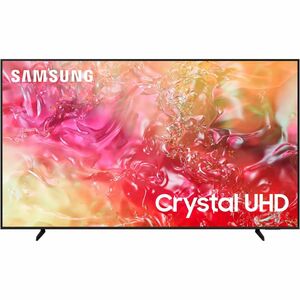 Samsung TV Crystal UHD 4K 75” UE75DU7170UXZT Smart TV Wi-Fi Black 2024, Processore Crystal 4K, 4K Upscaling, Slim Look Des