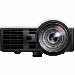 Optoma ML1050STi 3D Ready Short Throw DLP Projector - 16:10 - White, Grey - Front - 20000 Hour Normal Mode - 20,000:1 - 10