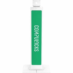 Compulocks Brandable VESA Floor Stand for Screens Up to 32 Inches - White - Brandable VESA Floor Stand for Screens Up to 3