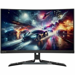 Lenovo Legion R27qc-30 27" Class WQHD Curved Screen Gaming LED Monitor - 16:9 - Raven Black - 27" Viewable - Vertical Alig