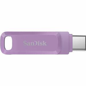 SanDisk Ultra Dual Drive Go 512 GB USB 3.2 (Gen 1) Type A, USB 3.2 (Gen 1) Type C Flash Drive - Lavender - 400 MB/s Read S