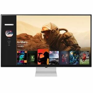 LG 43SQ700S-W 43.0" (109.2 cm) Class Webcam 4K UHD Smart LCD Monitor - 16:9 - 42.5" (108 cm) Viewable - In-plane Switching