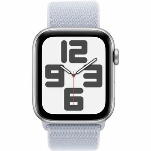 Watch SE (2nd Gen) GPS 40mm Silver Aluminium Case with Blue Cloud Sport Loop