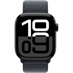 Watch Series 10 GPS 42mm Jet Black Aluminium Case with Ink Sport Loop