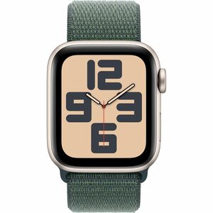 Watch SE (2nd Gen) GPS 40mm Starlight Aluminium Case with Lake Green Sport Loop