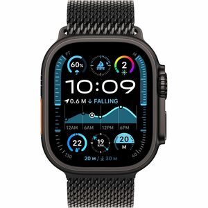 Apple Watch Ultra 2 Smart Watch - 49 mm Case Height - 44 mm Case Width - Noir Case Color - Noir Titane Band Color - Ver Bo