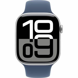 Apple Watch Series 10 智能手表 - 46 毫米 Case Height - 39 毫米 Case Width - 银 Case Color - 铝 Case Material - 无线局域网 - 电心传感器, 脉搏血氧计传