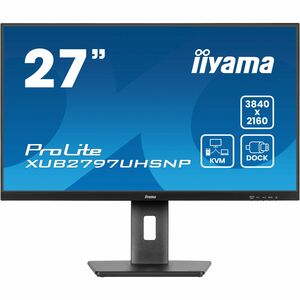 iiyama ProLite XUB2797UHSNP-B1 27 Zoll Klasse 4K UHD LED-Monitor - 16:9 Format - Mattschwarz - 68,6 cm (27 Zoll) Viewable 