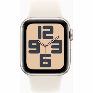 Apple Watch SE Smart Watch - 44mm Case Height - 38mm Case Width - Starlight Case Color - Starlight Band Color - Aluminio C