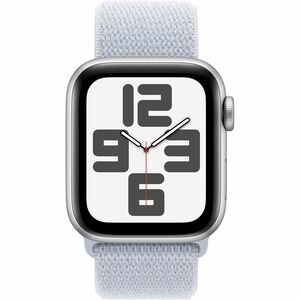Apple Watch SE Smartwatch - 44 mm Case Height - 38 mm Case Width - Silber Case Color - Aluminium Case Material - Wireless 