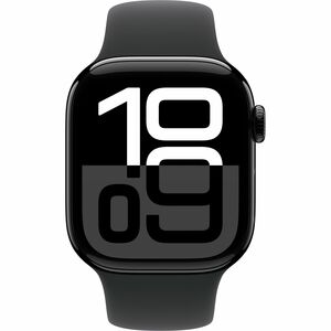 Apple Watch Series 10 Smartwatch - 42 mm Case Height - 36 mm Case Width - Schwarz Case Color - Schwarz Band Color - Alumin