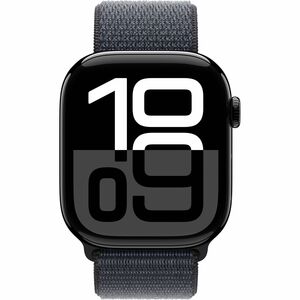 Apple Watch Series 10 Smartwatch - 46 mm Case Height - 39 mm Case Width - Schwarz Case Color - Tinte Band Color - Aluminiu