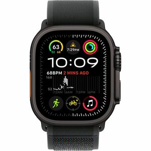 Apple Watch Ultra 2 A2986 Smartwatch - Rechteckig Case Shape - 49 mm Case Height - 44 mm Case Width - Schwarz Case Color -