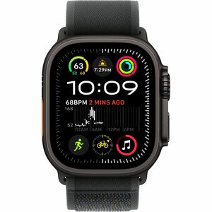 Apple Watch Ultra 2 Smartwatch - 49 mm Case Height - 44 mm Case Width - Schwarz Case Color - Schwarz Band Color - Glas Bod