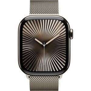 Apple Watch Series 10 Smart Watch - 42 mm Case Height - 36 mm Case Width - Natural Case Color - Natural Band Color - Titan