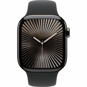 Apple Watch Series 10 Smart Watch - 42 mm Case Height - 36 mm Case Width - Slate Case Color - Black Band Color - Titanium 
