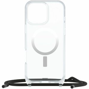 OtterBox React Carrying Case Apple iPhone 16 Pro Max Smartphone - Clear - Drop Resistant - Plastic Body - Shoulder Strap, 