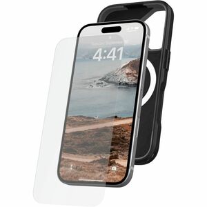 Urban Armor Gear Glass Screen Protector Shield For iPhone 16 - Clear Clear - For 6.1" OLED iPhone 16 - Fingerprint Resista