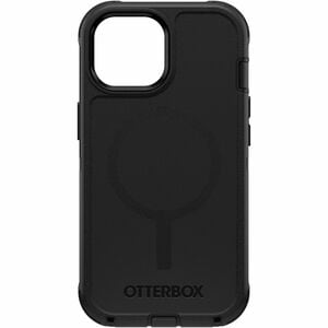 OtterBox Defender Case for Apple iPhone 15, iPhone 14, iPhone 13 Smartphone - Texture Grip - Black - Damage Resistant, Dro