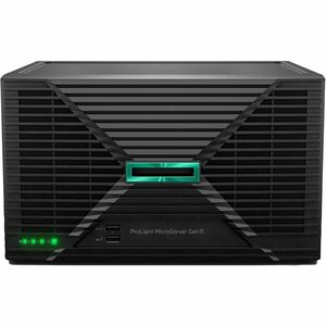 HPE ProLiant MicroServer Gen11 Ultra Micro Tower Server - 1 Xeon E-2434 3.40 GHz - 32 GB RAM - 8 TB HDD - (2 x 4TB) HDD Co
