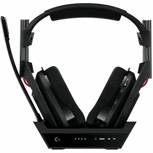 Logitech G Astro A50 (Gen 5) Wireless On-ear, Over-the-head Stereo Gaming Headset - Black - Binaural - Circumaural - 1200 