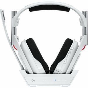 Logitech G Astro A50 (Gen 5) Wireless On-ear, Over-the-head Stereo Gaming Headset - White - Binaural - Circumaural - 1200 
