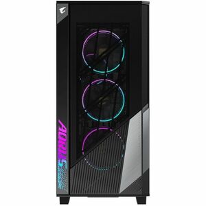 Aorus Computer Case - Mini ITX, Micro ATX, ATX Motherboard Supported - Mid-tower - Steel, Plastic, Glass, Tempered Glass, 