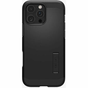 Spigen Tough Armor T AI Case for Apple iPhone 16 Pro Smartphone - Black - Impact Resistant, Drop Resistant, Shock Absorbin