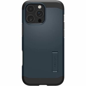 Spigen Tough Armor T Case for Apple iPhone 16 Pro Smartphone - Metal Slate - Impact Resistant, Drop Resistant, Shock Absor