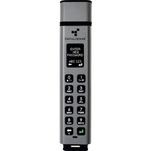 DataLocker Sentry K350 128 GB USB 3.1 (Gen 1) Type A, USB 2.0 Type A Flash Drive - 256-bit AES - TAA Compliant - 190 MB/s 