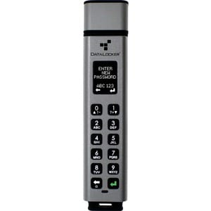 128GB Sentry K350 Encrypted Keypad Micro SSD, Hardware - verschlüsselter USB-Stick / microSATA SSD, OLED Display, echte al