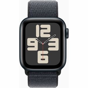 Apple Watch SE Smart Watch - 4.40 cm (1.73") Case Height - 3.80 cm (1.50") Case Width - Midnight Case Color - Ink Band Col