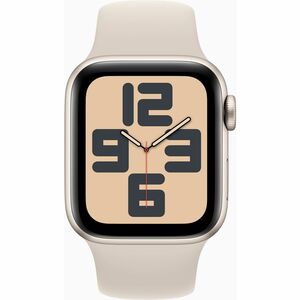 Apple Watch SE Smart Watch - 4 cm (1.57") Case Height - 3.40 cm (1.34") Case Width - Starlight Case Color - Starlight Band