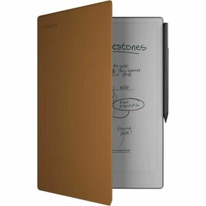 Remarkable Carrying Case (Folio) for 11.8" Remarkable Tablet - Brown - Leather, Polyester Body - Textured - 0.7" Height x 