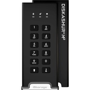 SSD Portable iStorage diskAshur M2 Durci - M.2 2280 Externe - 2 To - Conforme aux normes TAA - Client Léger Appareil compa