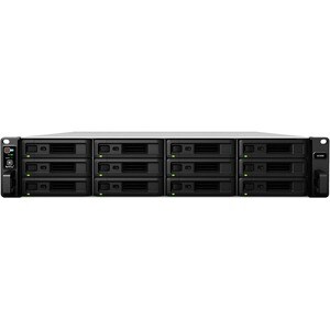Synology UC3200 12 x 总跨数 SAN 存储系统 Xeon 四核（4 个核心） 2.40 GHz - 16 GB RAM - DDR4 SDRAM 可机架安装 - 192 TB 支持的硬盘容量 - 0 x 已安装硬盘 - 19