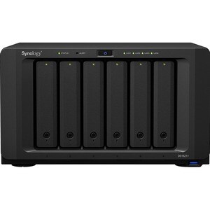 Synology DiskStation DS1621+ 6 x 总跨数 SAN/NAS 存储系统 Ryzen 四核（4 个核心） 2.20 GHz - 4 GB RAM - DDR4 SDRAM 台式机 - 0 x 已安装硬盘 - Seria