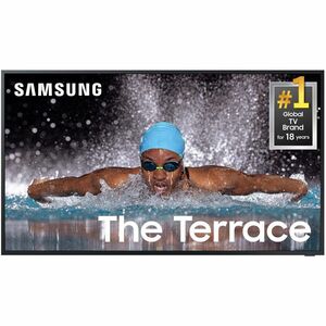 Samsung The Terrace LST7D QN75LST7DAF 74" Smart LED-LCD TV - 4K UHDTV - High Dynamic Range (HDR) - Titan Black - HLG, HDR1