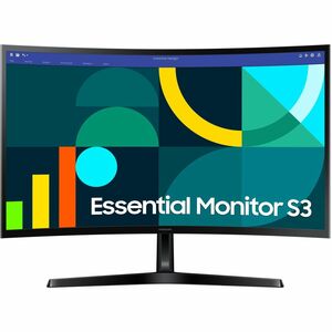 Samsung Essential S3 S27D366GAU 27 Zoll Class Full HD Gekrümmter Bildschirm LED-Monitor - 16:9 Format - Schwarz - 68,6 cm 