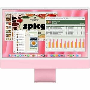 iMac 24in Retina 4.5K - Pink - M4 (10C CPU / 10C GPU) - 24GB unified memory - 512GB SSD - Magic Mouse - Magic Keyboard wit
