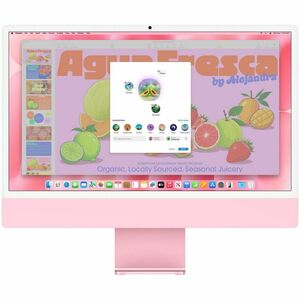 Apple iMac MWV53CH/A 一体机 - Apple - 16 GB - 512 GB SSD - 61 cm (24") 4.5K - 台式机 - 粉 - Apple M4 芯片 - 4480 x 2520 - Apple 10核