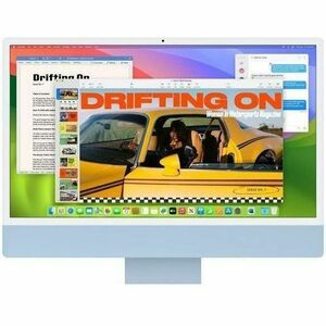 Apple iMac MWUF3CH/A 一体机 - Apple - 16 GB - 256 GB SSD - 61 cm (24") 4.5K - 台式机 - 蓝 - Apple M4 芯片 - 4480 x 2520 - Apple 八核（