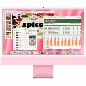 Apple iMac MD2U4KS/A All-in-One Computer - Apple M4 - 24 GB - 512 GB SSD - 61 cm (24") 4.5K - Desktop - Pink - Apple M4 Ch