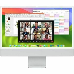 Apple iMac MCR24KS/A All-in-One Computer - Apple M4 - 24 GB - 512 GB SSD - 61 cm (24") 4.5K - Desktop - Silver - Apple M4 