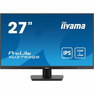 iiyama ProLite XU2793QS-B7 27 Zoll Class WQHD LED-Monitor - 16:9 Format - Mattschwarz - 68,6 cm (27 Zoll) Viewable - IPS-T