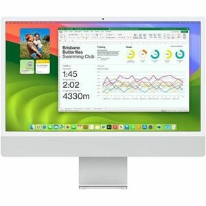 Apple iMac MWUV3HN/A All-in-One Computer - Apple M4 - 16 GB - 512 GB SSD - 60.96 cm (24") 4.5K - Desktop - Silver - Apple 