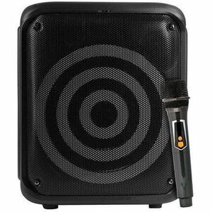 Vorago KSP-350 Pórtatil Bluetooth Sistema de Altavoces - 30W RMS - Negro - 20Hz a 100Hz - Batería Recargable - USB - 1