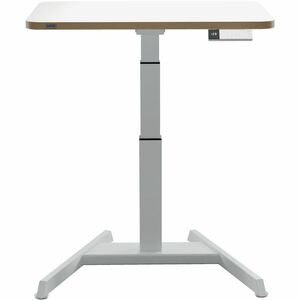 Leitz ERGO Sit-stand Desk - Height Adjustable - 650 mm Height x 600 mm Width x 800 mm Depth - Monitor, Laptop, Keyboard, M