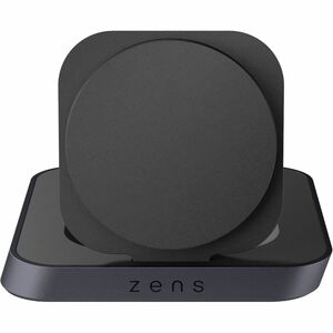 Base d'appoggio Zens Nightstand - Wireless per AirPod, iPhone 12 - Compatibilita carica - Nero